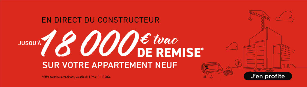 Remise exceptionnelle sur votre appartement neuf